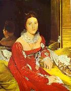 Jean Auguste Dominique Ingres Portrait of Madame de Senonnes. oil painting artist